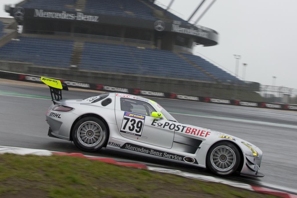 Mercedes-Benz SLS AMG GT3 beim 9. VLN-Lauf auf dem Nürburgring