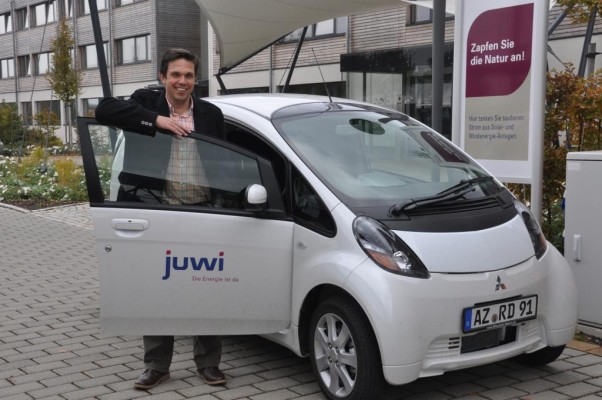 Mitsubishi i-Miev ist der erste personenbezogener Elektro-Dienstwagen Deutschlands