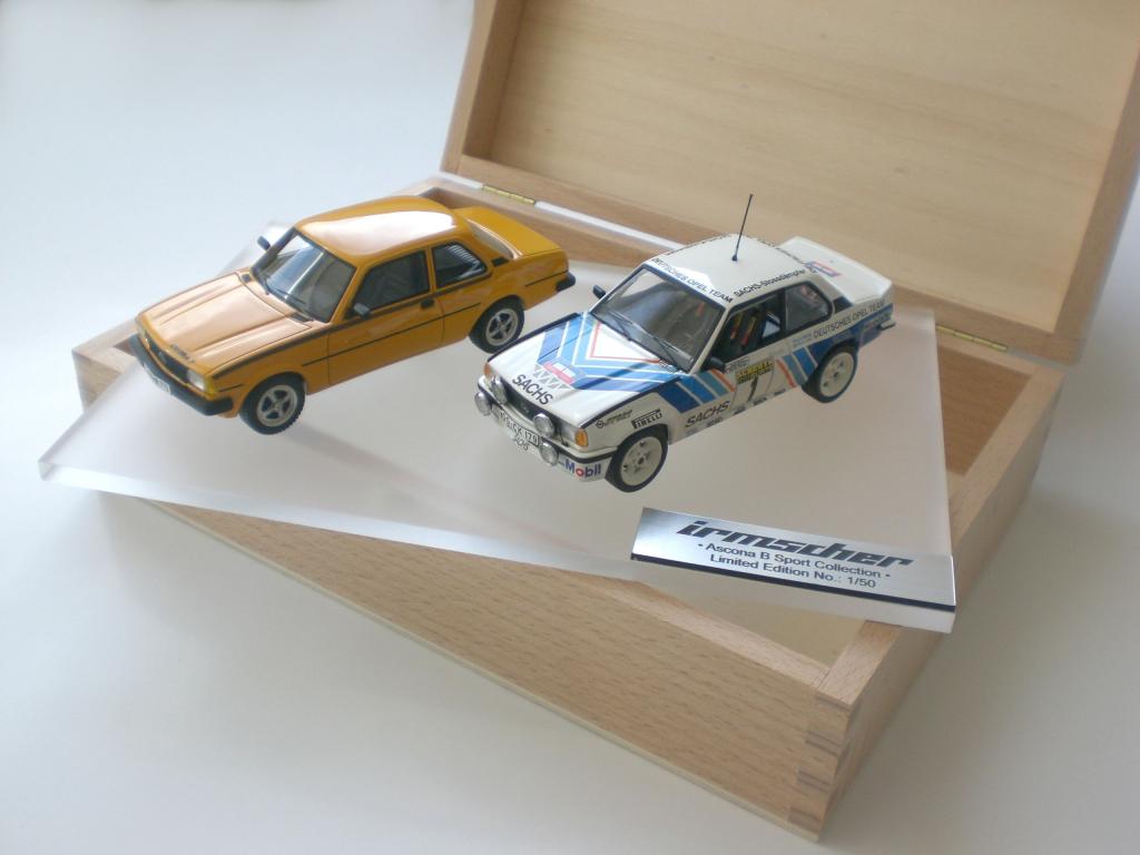 Modellauto-Kollektion von Irmscher.