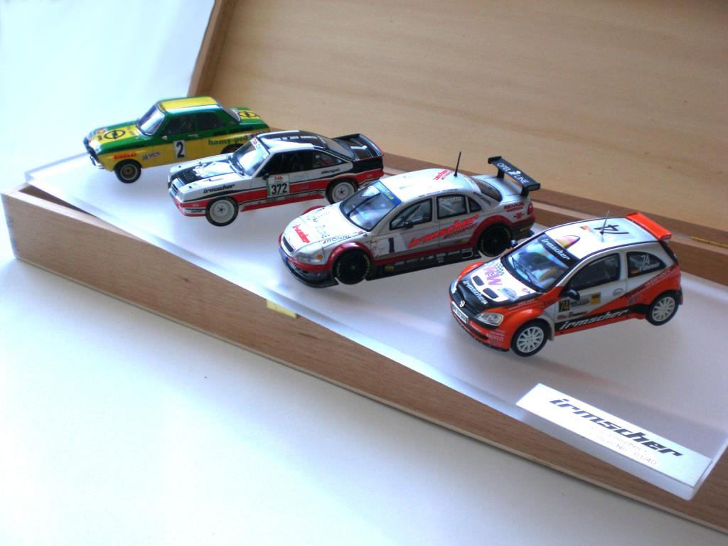 Modellauto-Kollektion von Irmscher.