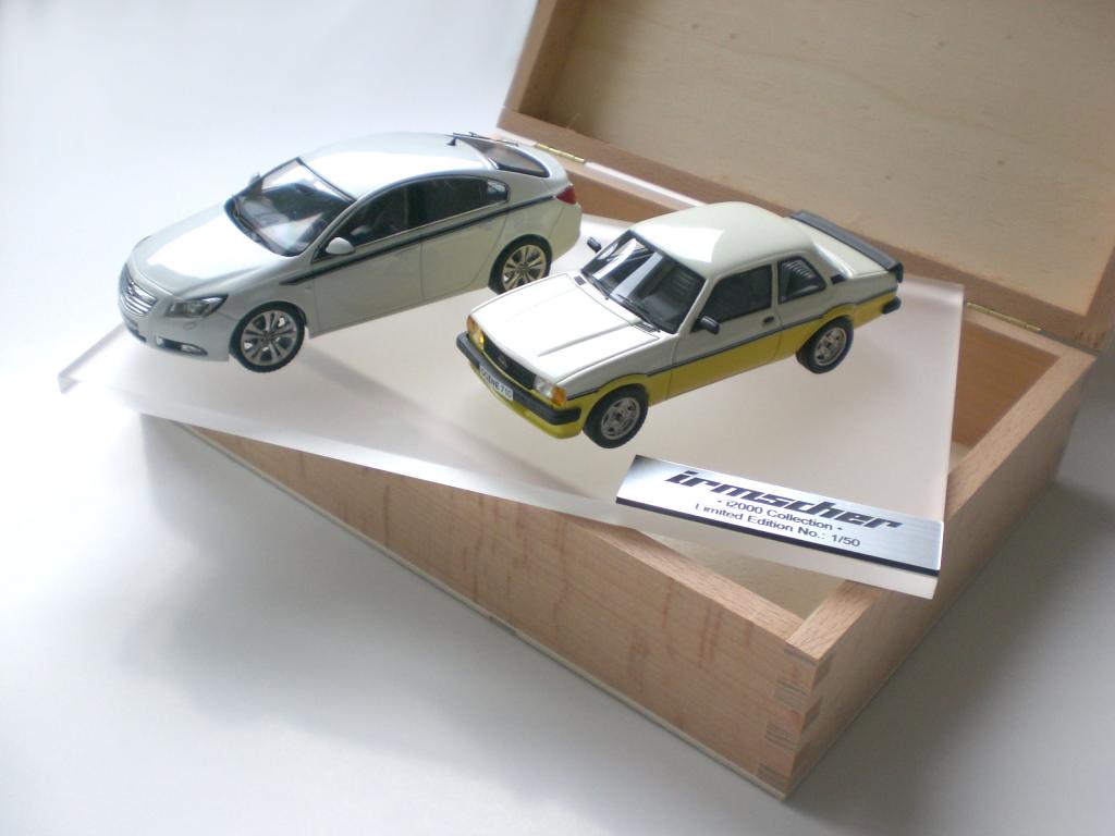 Modellauto-Kollektion von Irmscher.