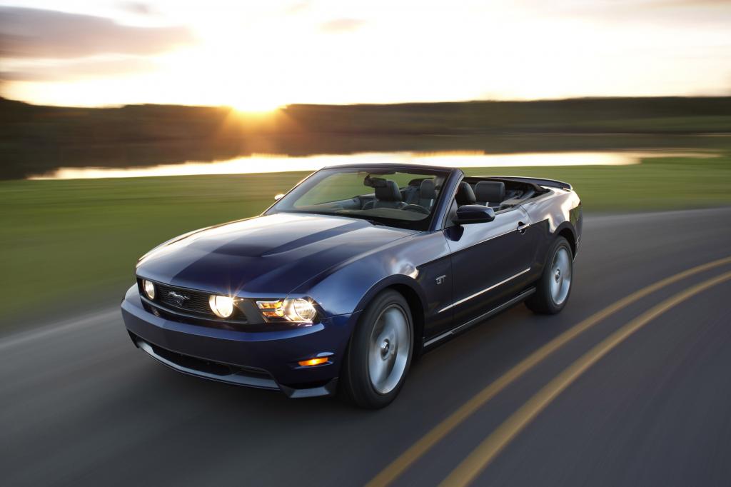 Neben dem Coupé gibt es in den USA auch ein Cabrio des Ford Mustang