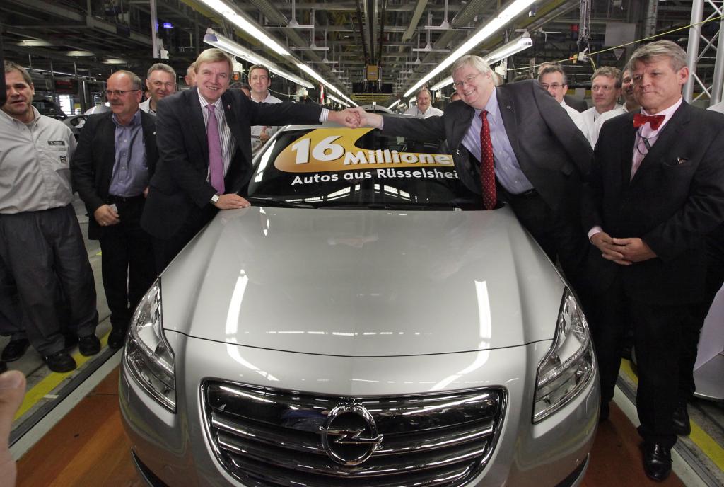 Opel feiert 16 Millionen Autos aus Rüsselsheim