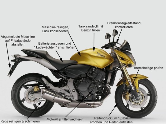 Ratgeber Motorrad: Zeit für den Winterschlaf 