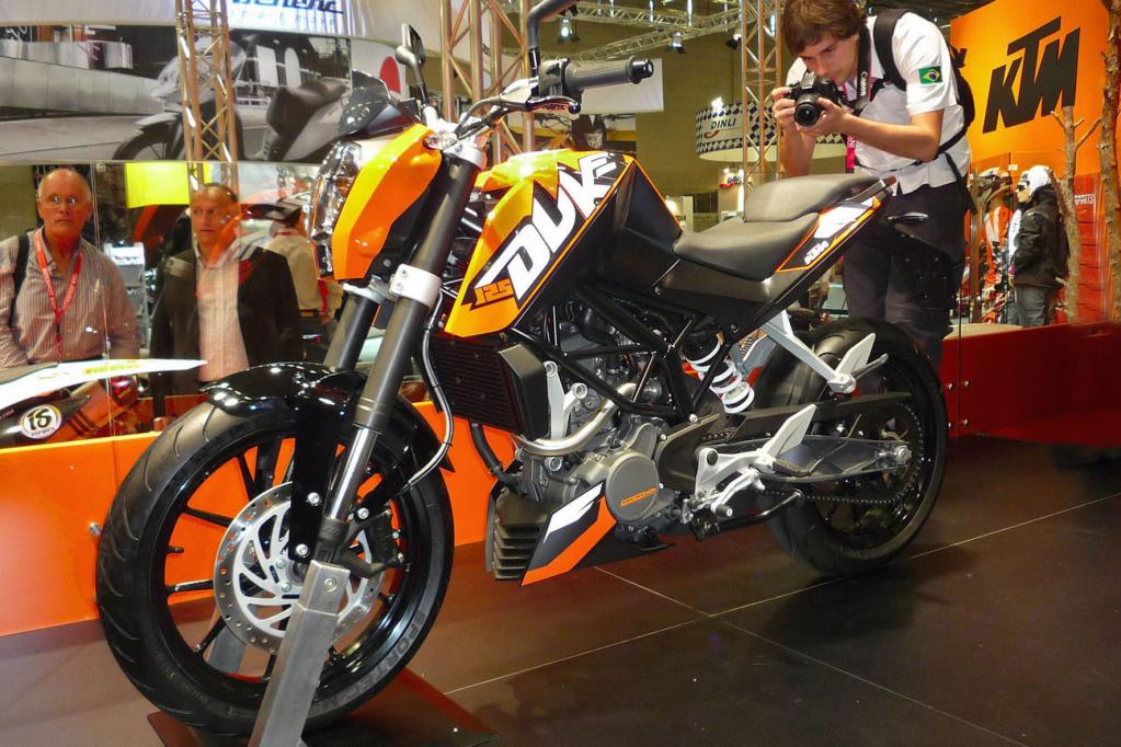 Richtig schick kommt die 125 Duke daher. 