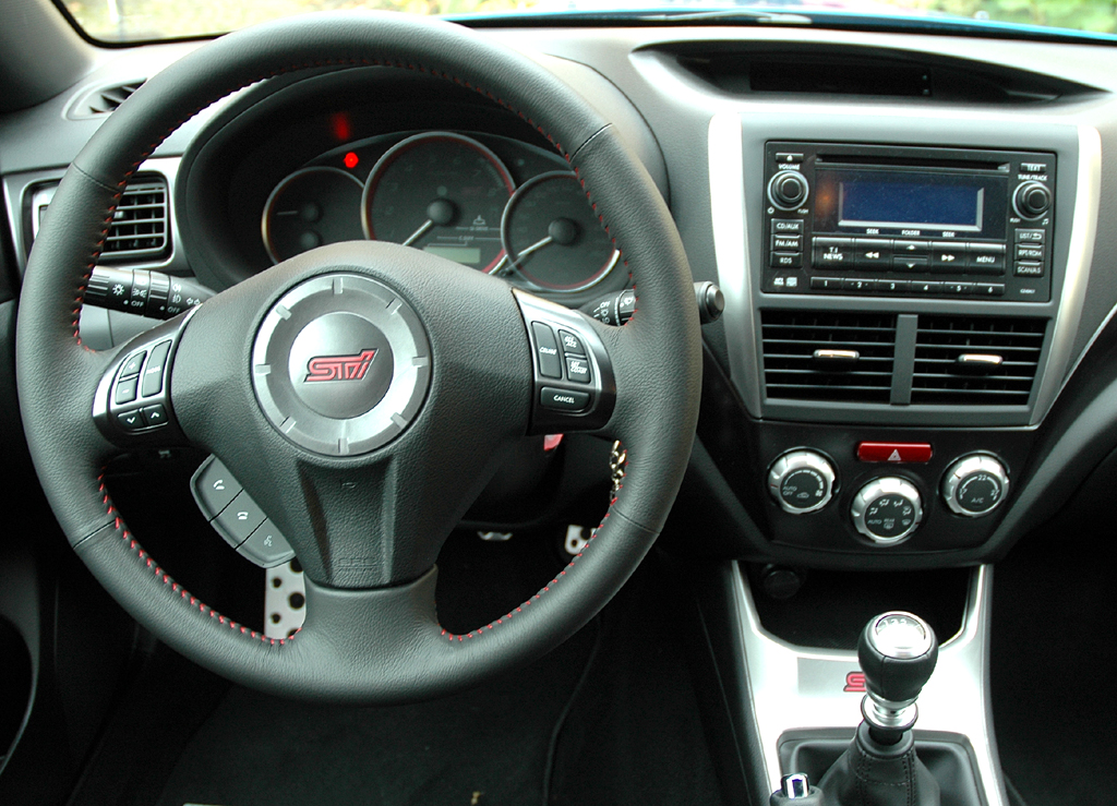 Subaru WRX STi: Blick ins Cockpit. 