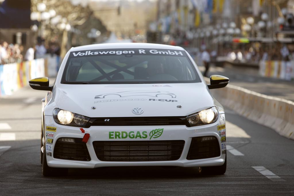 Volkswagen Scirocco R-Cup, betrieben mit Bio-Erdgas.