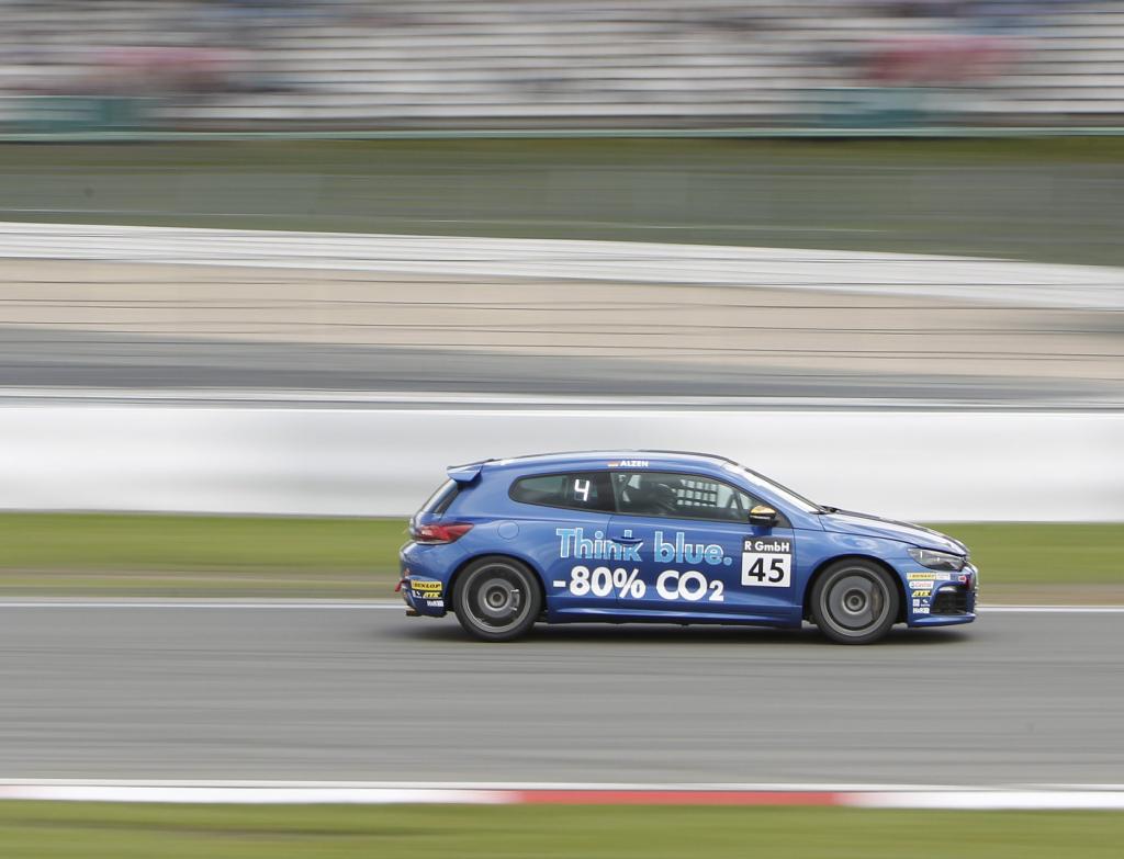 Volkswagen Scirocco R-Cup, betrieben mit Bio-Erdgas.