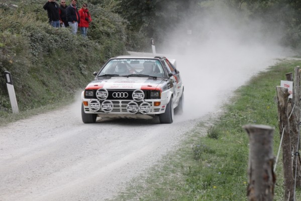 Weltmeisterauto von 1986 zeigt auch nach 24 Jahren noch seine Rennqualitäten – Audi feiert 30 Jahre Quattro