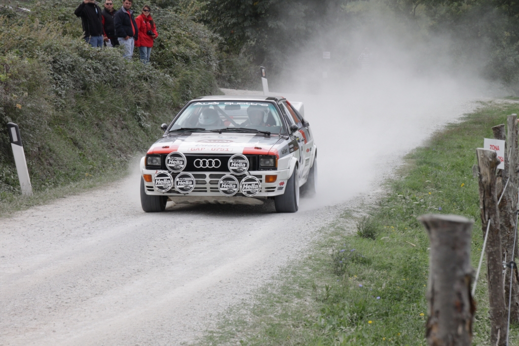 Weltmeisterauto von 1986 zeigt auch nach 24 Jahren noch seine Rennqualitäten – Audi feiert 30 Jahre Quattro