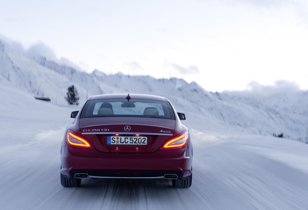 Allradantrieb 4Matic jetzt auch für den Mercedes-Benz CLS