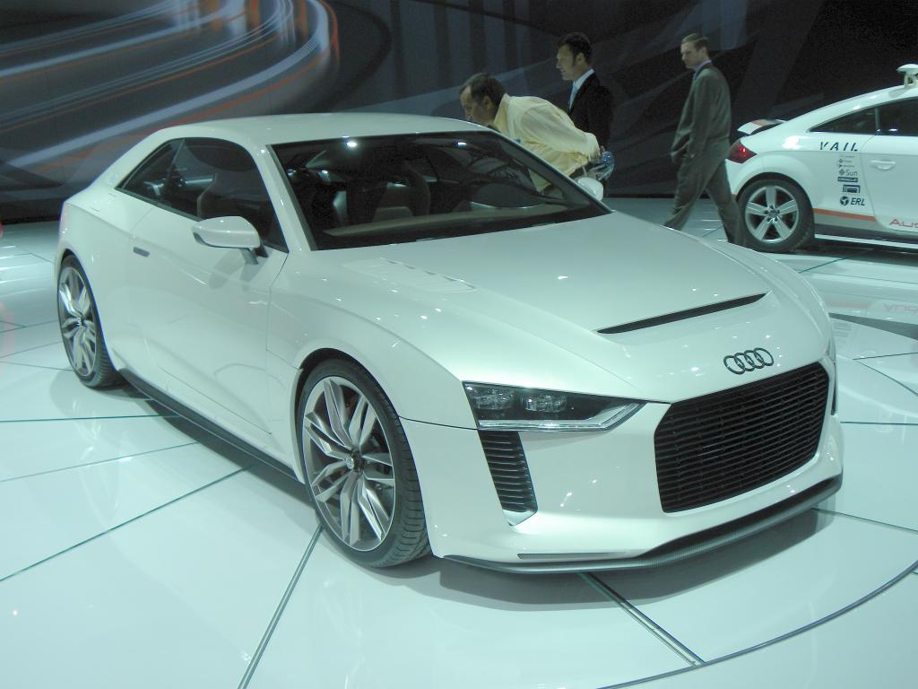 Auch in Los Angeles ein Star: Audi-Studie zum Quattro.