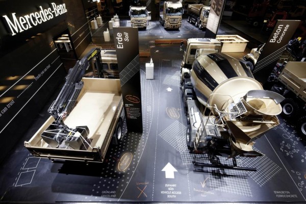 Bauma-Messesstand von Mercedes-Benz ausgezeichnet