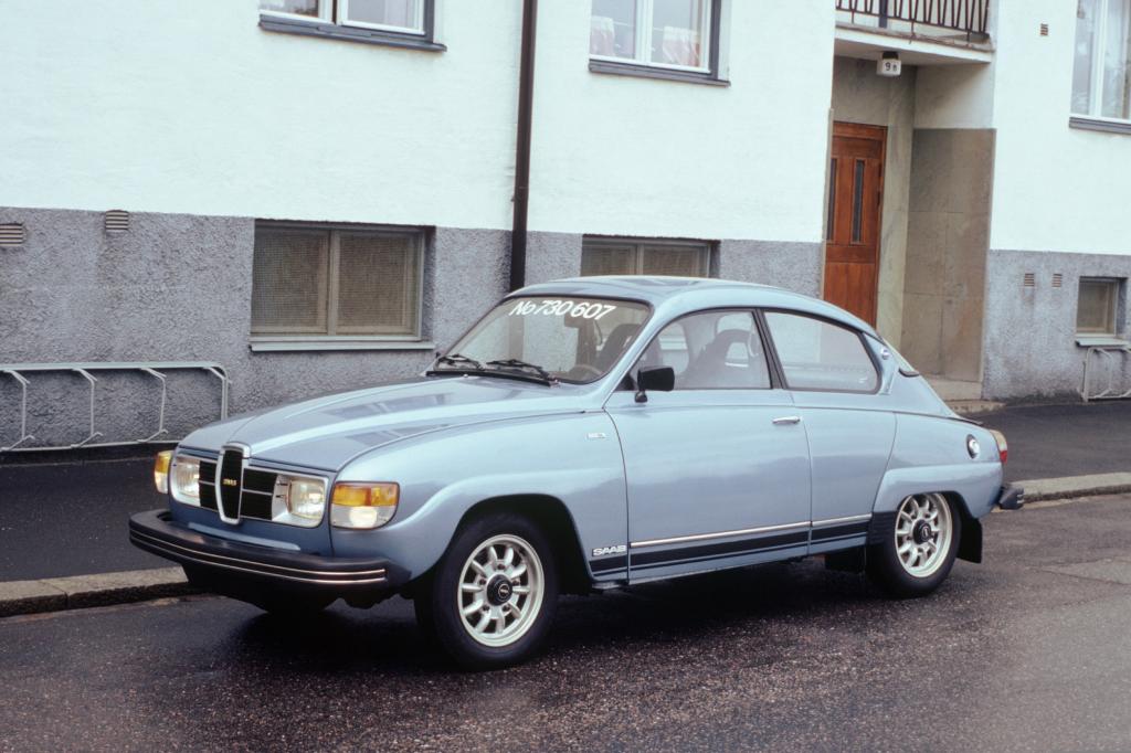 Das letzte produzierte Modell des Saab 96 im Jahr 1980