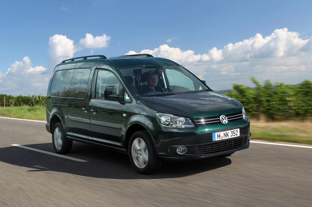 Den Volkswagen Caddy und Caddy Maxi gibt es mit Allrad (4Motion) nun auch in Verbindung mit Doppelkupplungsgetriebe (DSG) und dem stärksten TDI.