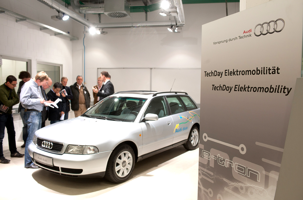 Der in kleiner Stückzahl produzierte Duo war schon ein Audi-Hybride. 