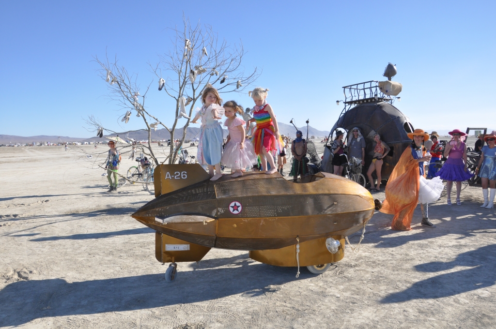 Die Kinderattraktion beim diesjährigen Burning Man Festival,  Foto: oilpunk.com