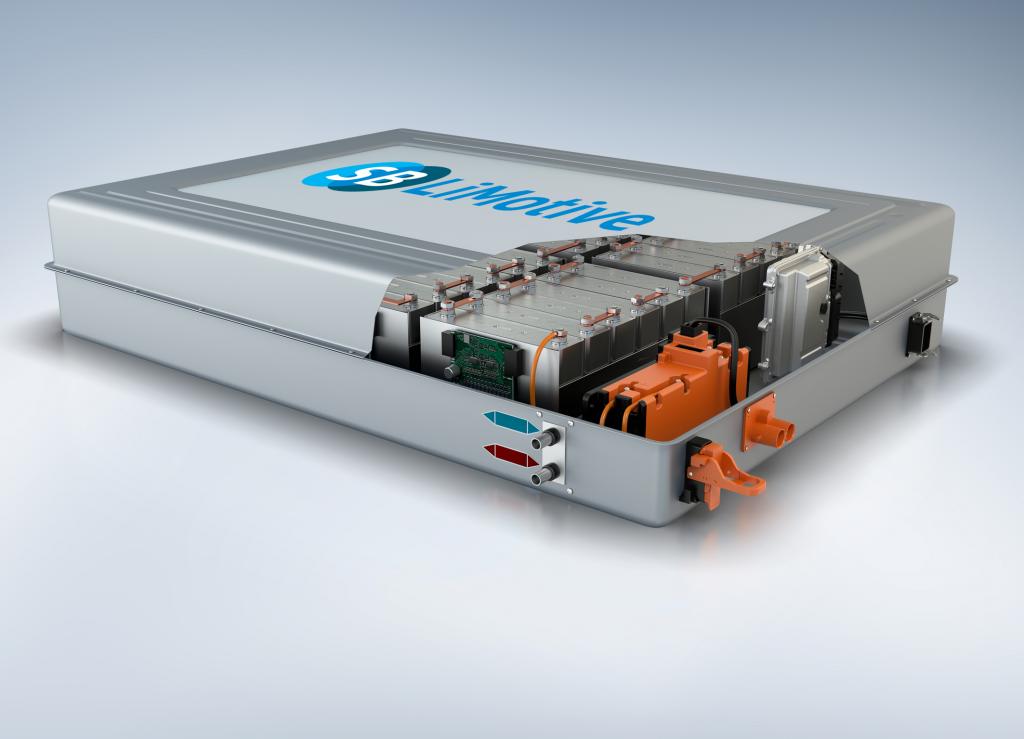 Die einzelnen Lithiumionen-Zellen werden zu Modulen gebündelt zu einem Batteriesystem zusammengefasst.