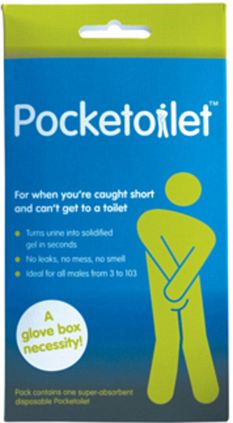 Ein praktisches Weihnachtsgeschenk: Die Toilette fürs Handschuhfach