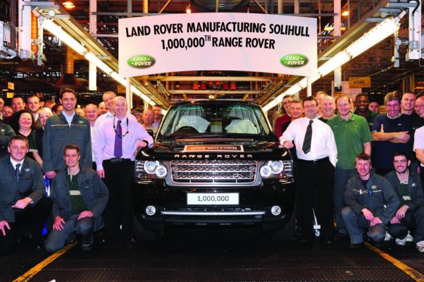 Einmillionster Range Rover vom Band gelaufen