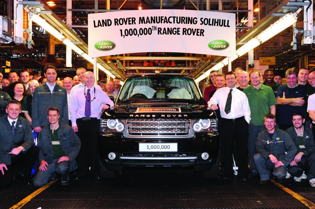 Einmillionster Range Rover vom Band gelaufen
