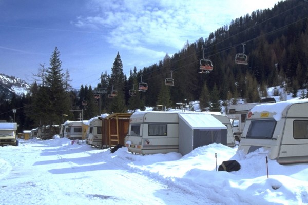 Eisige Campingfreuden 