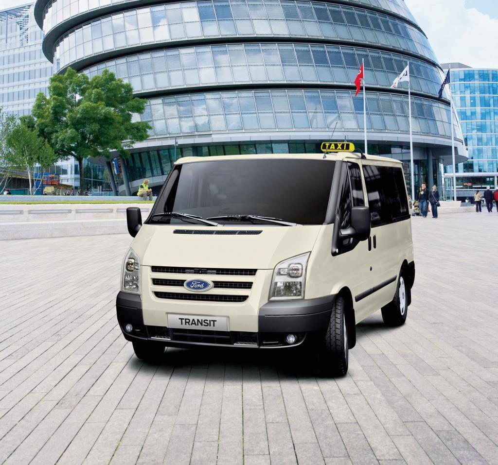 Ford Transit in Taxi-Ausführung.