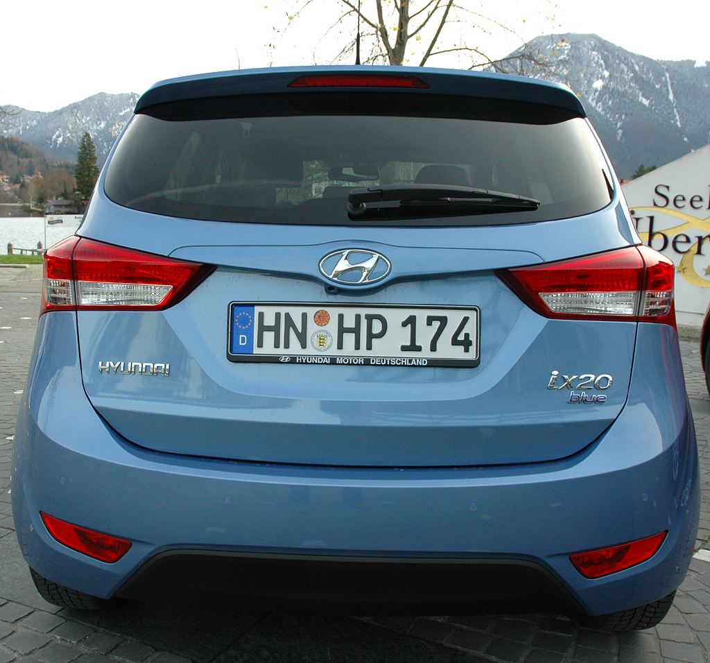 Hyundai ix20: Heckansicht. 