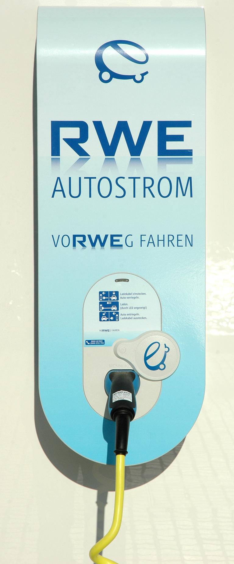 Ladebox für Autostrom. 