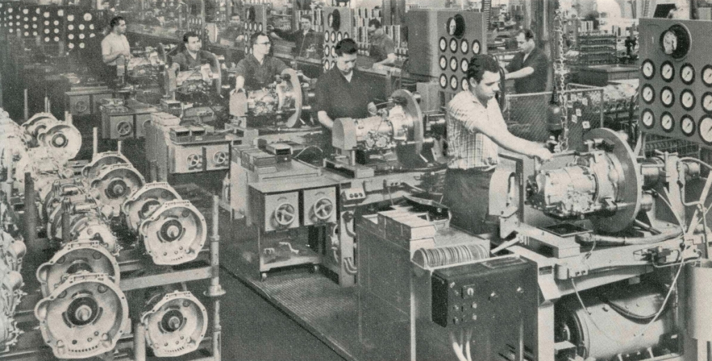 Mercedes-Benz baut seit 50 Jahren Automatikgetriebe in Hedelfingen: