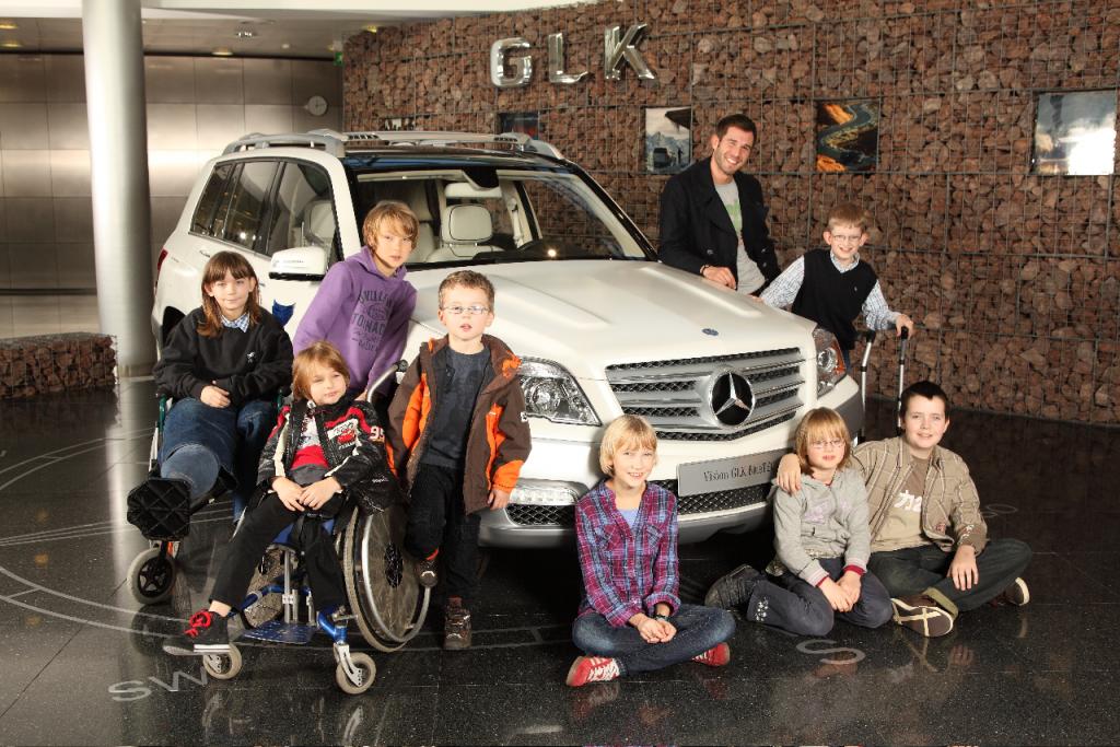 Mercedes-Benz lud Kinder ein