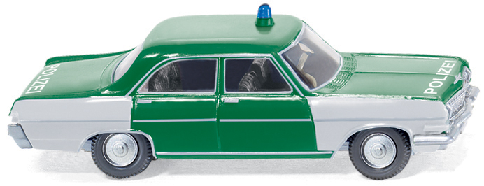 Opel Kapitän A in Polizeiausführung von Wiking.