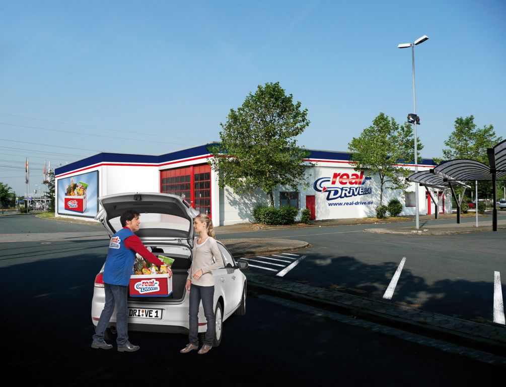 Shopping im „Drive-in“ - gibt es jetzt bei der Supermarktkette Real