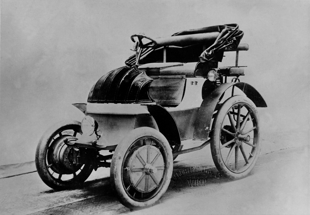 Vor 110 Jahren: Lohner-Porsche mit elektrischem Radnabenantrieb auf der Weltausstellung in Paris