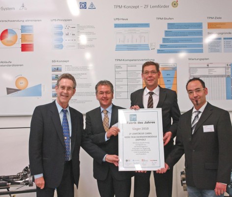 ZF-Werk Diepholz ist TPM-Fabrik des Jahres