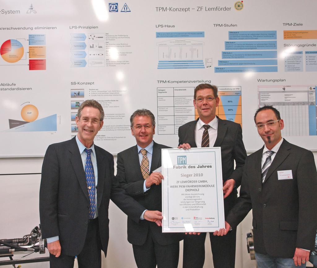 ZF-Werk Diepholz ist TPM-Fabrik des Jahres