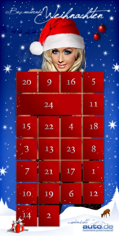 auto.de-Weihnachtsgewinnspiel: Mega Preise im auto.de-Adventskalender – mitmachen lohnt sich!