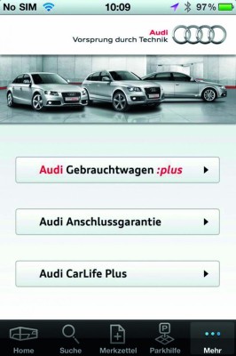Audi bietet App zur Gebrauchtwagenbörse