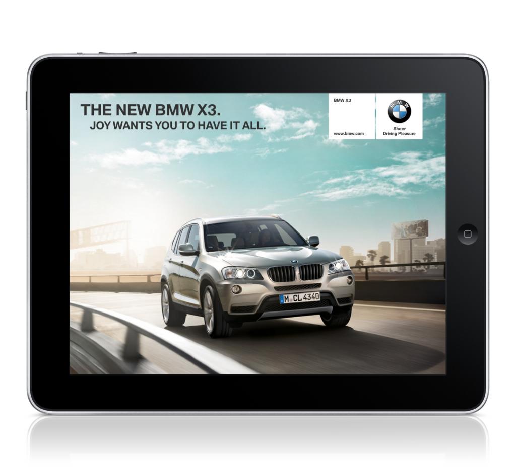 BMW bietet X3-App fürs iPad