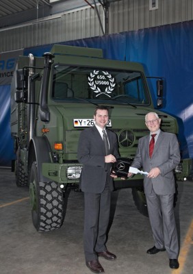Bundeswehr bekommt 650sten Unimog U 5000