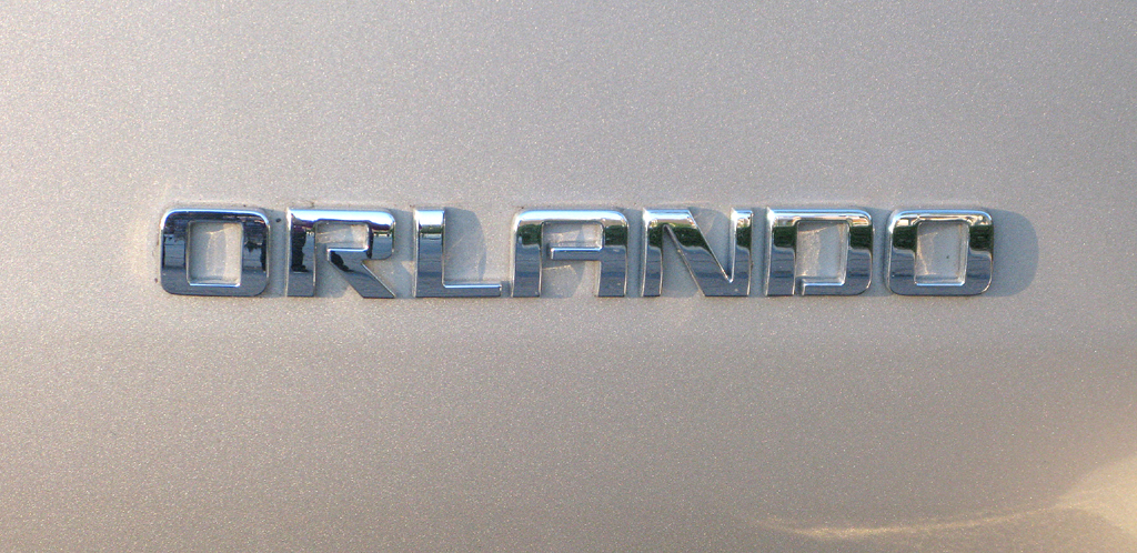 Chevrolet Orlando: Modellschriftzug am Heck. 