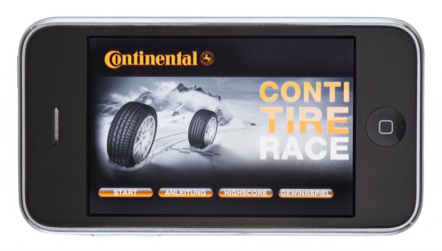 Continental bietet Rennspiel für das iPhone
