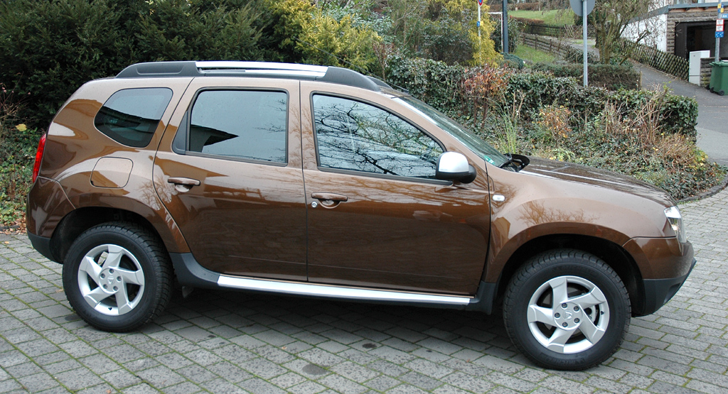 Dacia Duster: Und so sieht der Kompakt-SUV von der Seite aus.