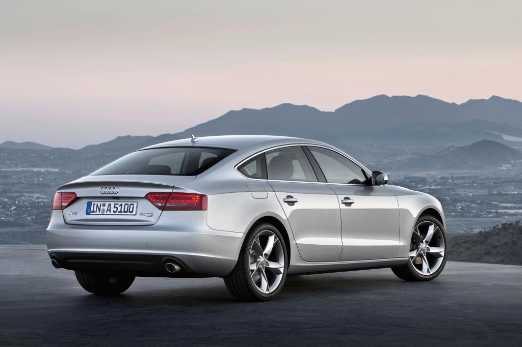 Das Heck ist die Schokoladenseite des A5 Sportback