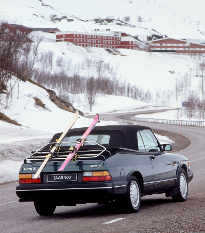 Das Saab 900 Cabriolet war absolut wintertauglich.