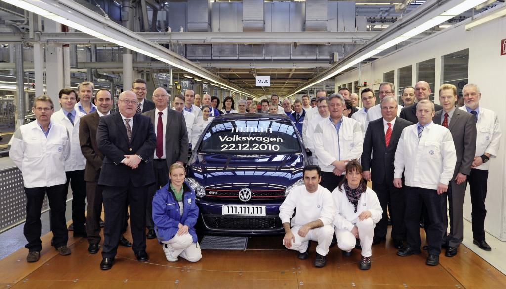 Der 111 111 111ste Volkswagen lief vom Band