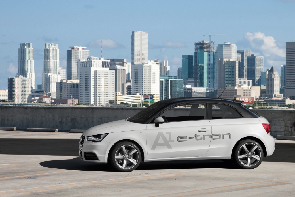 Der A1 e-tron verfügt über ein Range-Extender-Modul mit Wankelmotor.