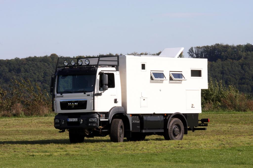 Für die große Fahrt: Bocklet Dakar 740 auf MAN-Basis