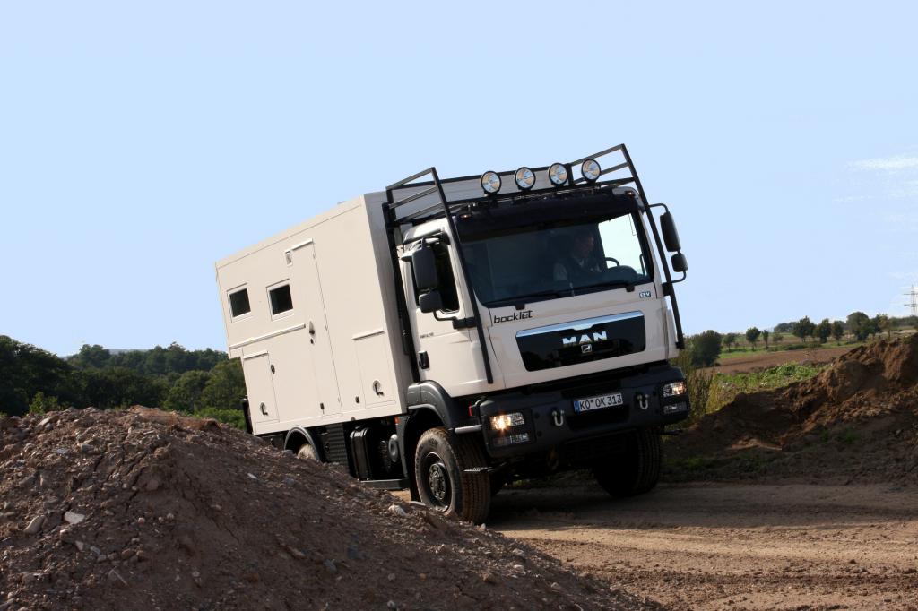 Für die große Fahrt: Bocklet Dakar 740 auf MAN-Basis