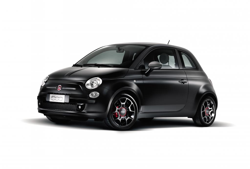 Fiat 500 Black Jack in der Münchener Helmet Gallery